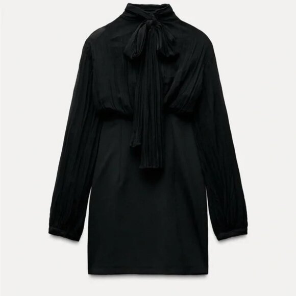 ZARA COMBINATION MINI DRESS - Picture 6 of 8